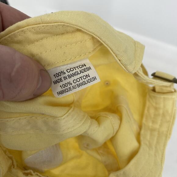 Portland Gear Trailblazers Dad Hat Baseball Cap Butter Yellow Adjustable - Picture 5 of 6